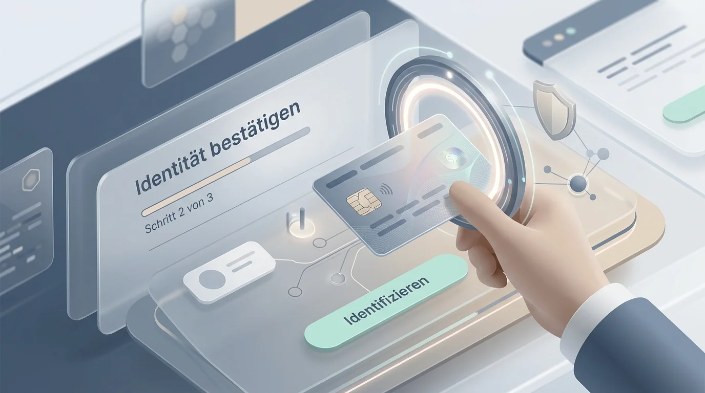Schematische Darstellung des digitalen Antragsverfahrens zur Aufhebung einer OASIS-Sperre mit elektronischer Identifikation
